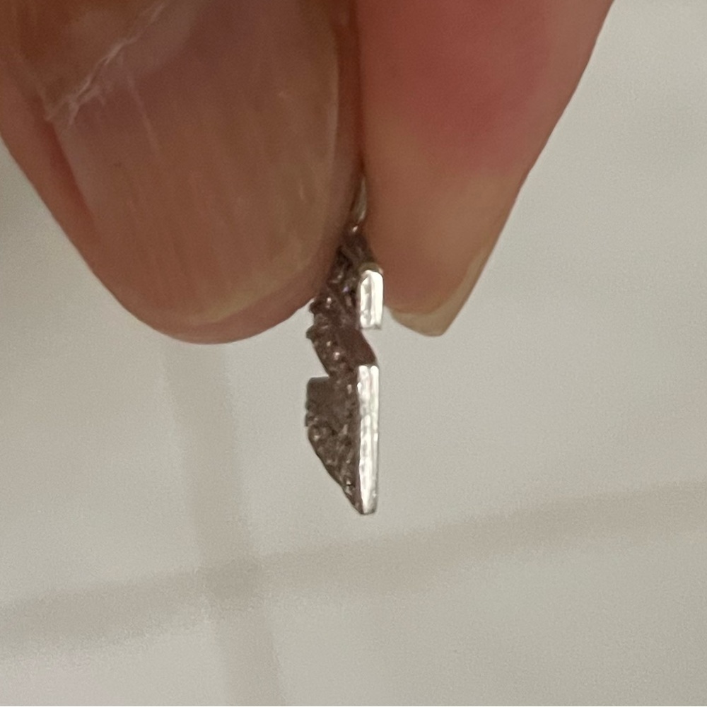 Antique 10k Diamond Initial “S” Pendant - Picture 3 of 7
